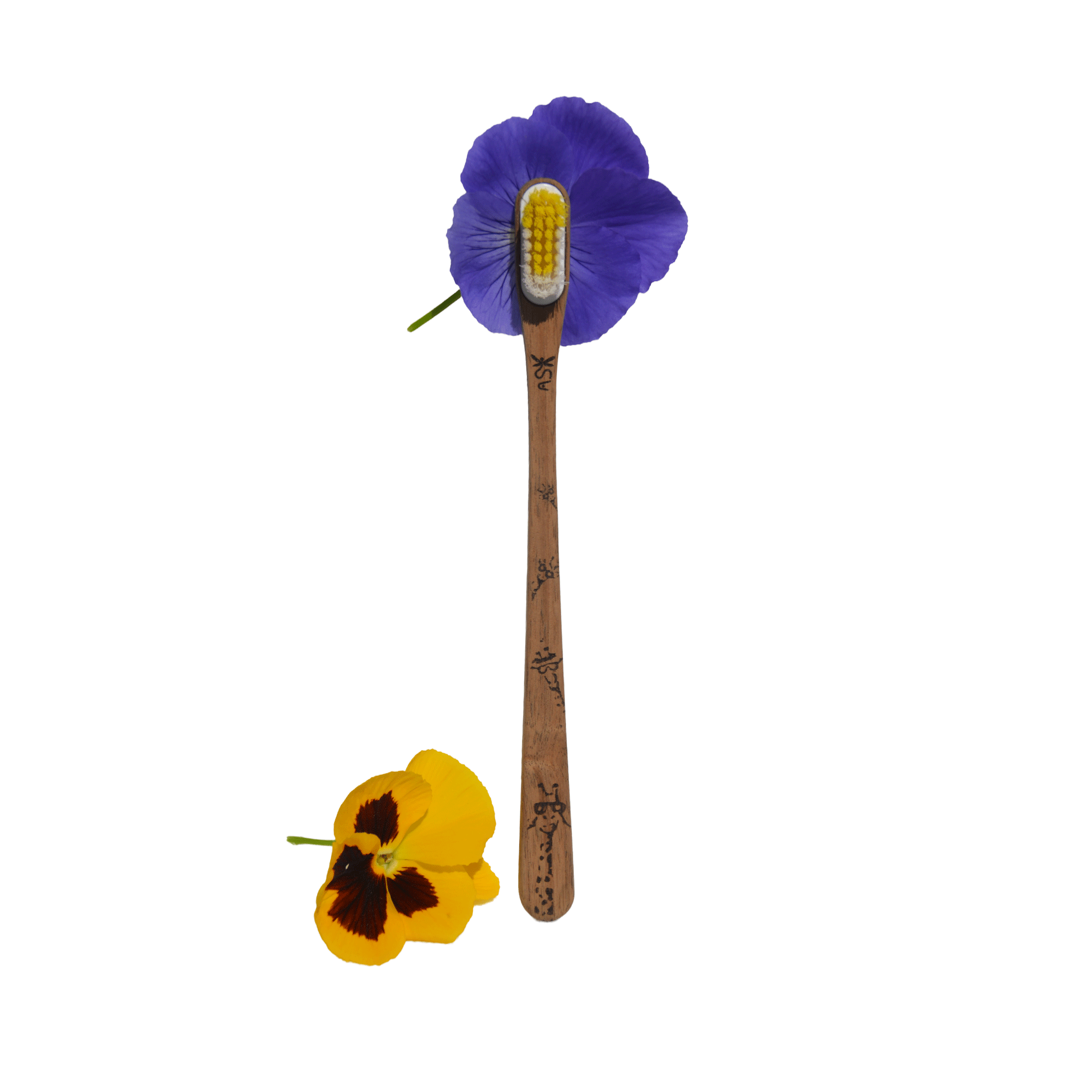 Brosse à dents en bois – Girafe – Image 3