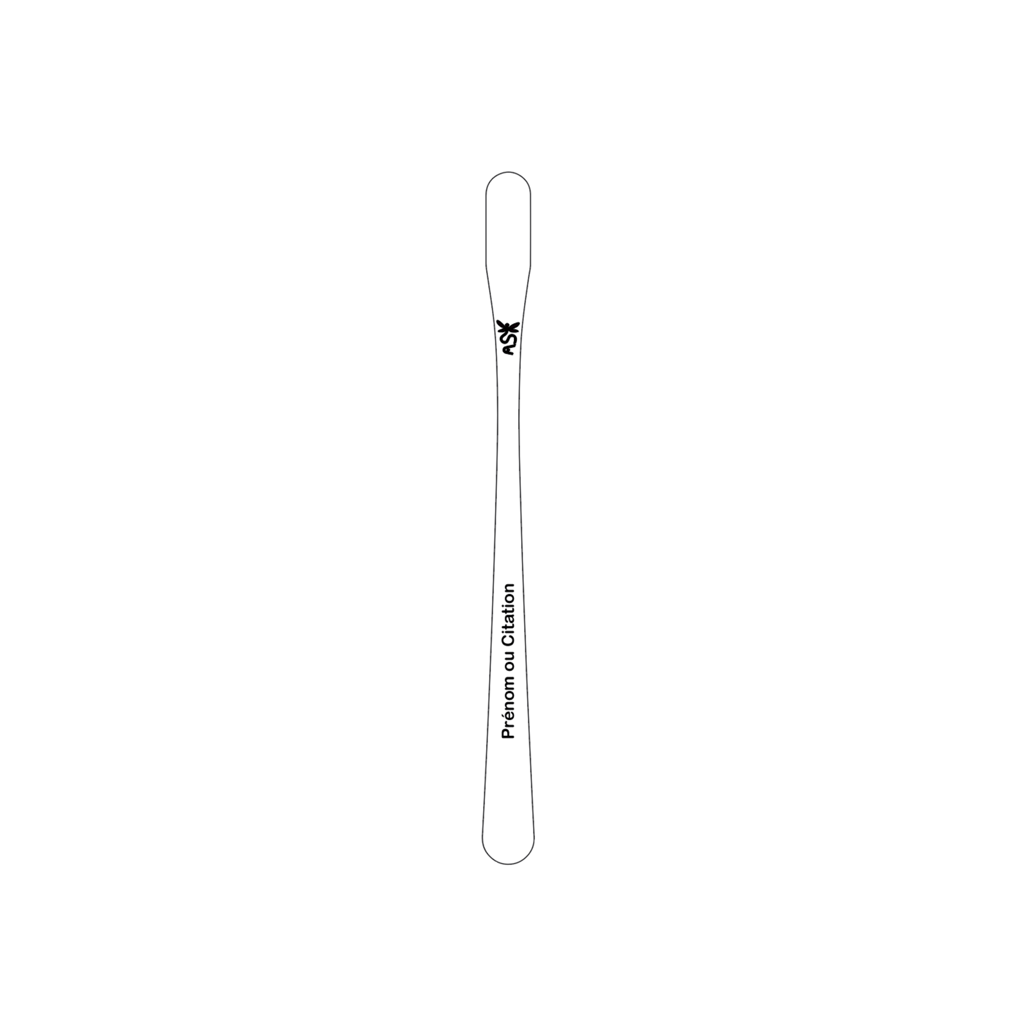 Brosse à dents en bois personnalisée – Image 2